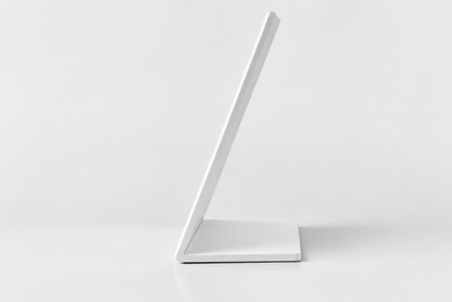 Soporte integrado para tarjeta NFC blanca de reseñas de Google